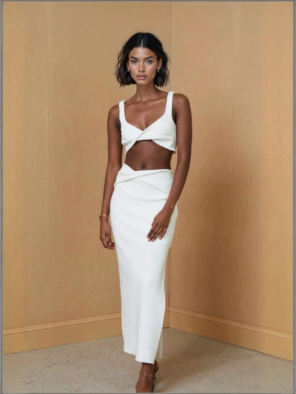 Avalon Crop Top And Skirt Set