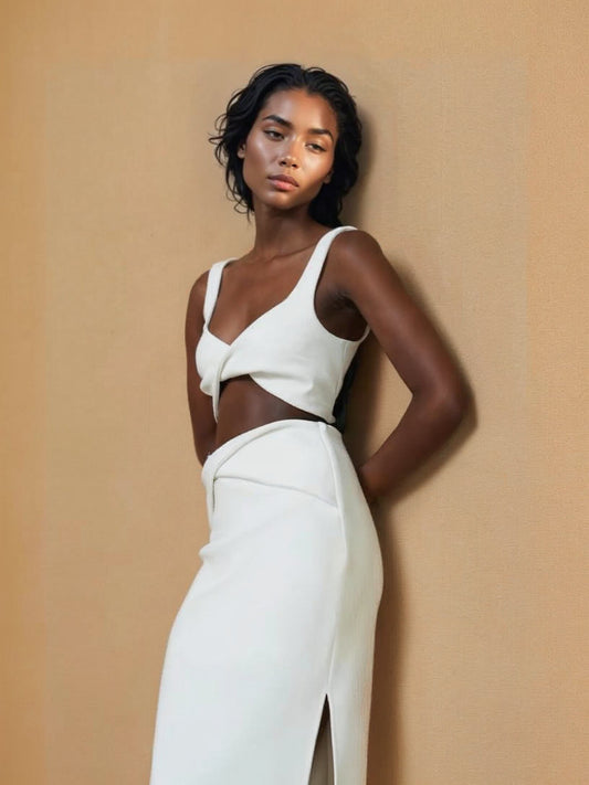 Avalon Crop Top And Skirt Set