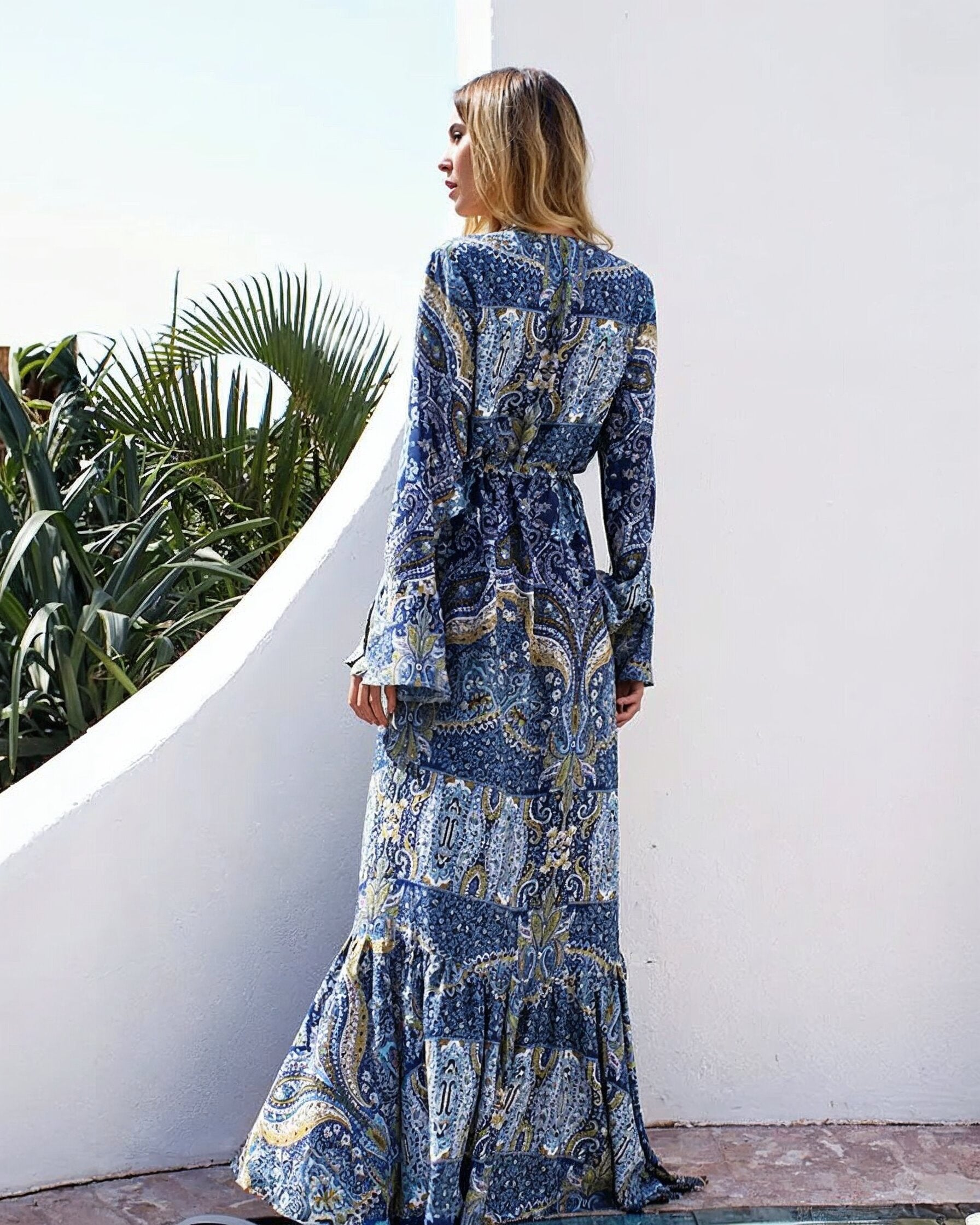 Bohemian Dress with Beach Cover-Up