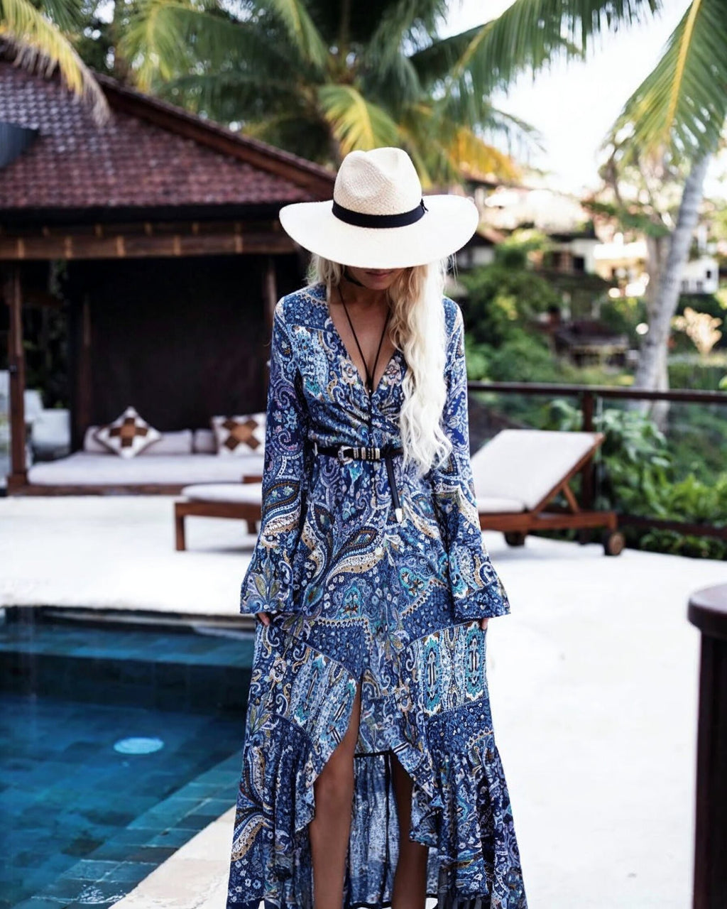 Bohemian Dress with Beach Cover-Up