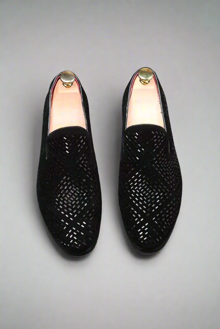 Rhinestone Shining Loafer Shoes