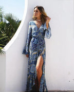 Bohemian Dress with Beach Cover-Up