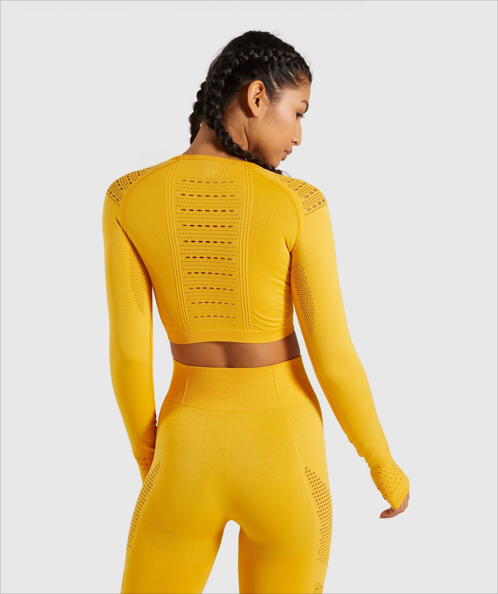 Seamless Women's Yoga Set - High Elasticity & Quick Dry