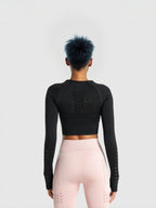 Seamless Women's Yoga Set - High Elasticity & Quick Dry