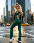 Seamless Hollow Yoga Bodysuit - Women's Casual Activewear