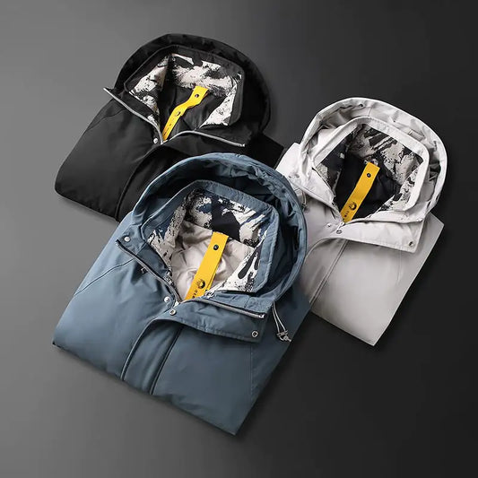 Ambrose Bulky Thick Hooded Padded Coat