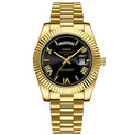 Fashion Men's Quartz Watch with Solid Stainless Steel Strap