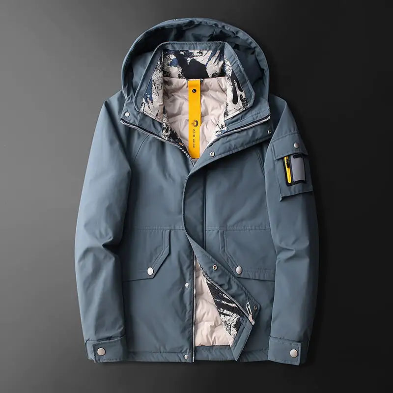 Ambrose Bulky Thick Hooded Padded Coat