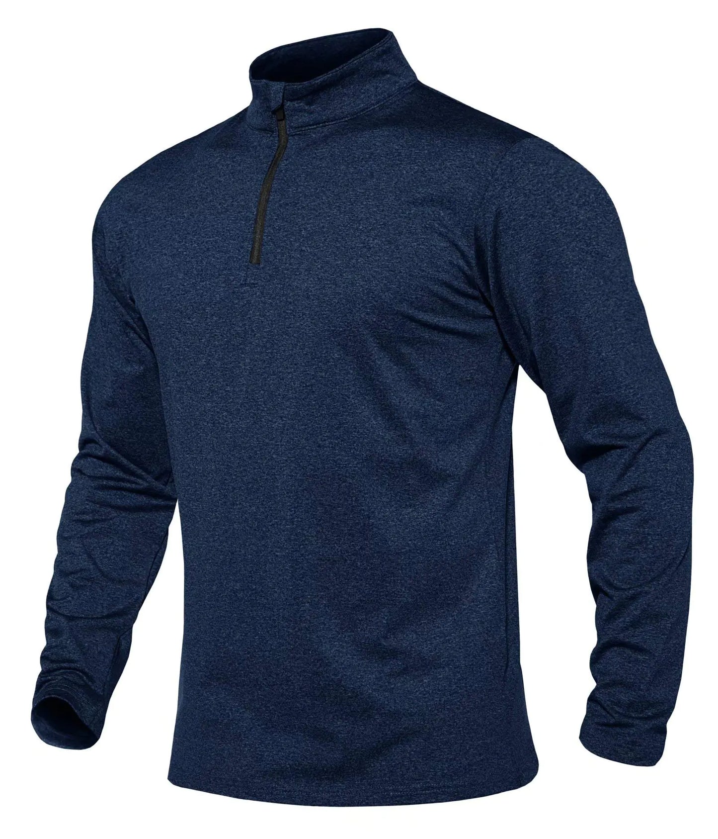 Men’s Thermal Pullover – Lightweight Fleece Long Sleeve Top for Outdoor Training & Cold Weather