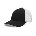 Pacific Headwear Low-Pro Trucker Cap Black/White/Black