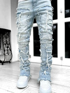 Ripped Pants Streetwear Fashion Clothes