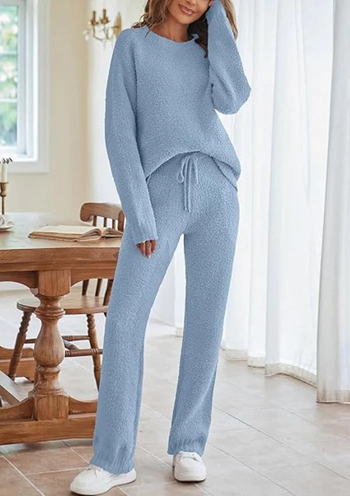 Women's Long Sleeve Trousers Warm Suit