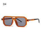 Double Bridge Leopard Sunglasses