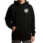 SANTA CRUZ Opus Dot P/O Kapuzenpullover, schwer, Schwarz mit Weiß, Mittelgroß, Herren