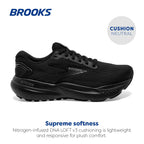 Brooks Women’s Glycerin 21 Neutral Running Shoe 11 Black/Black/Ebony