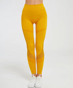 Seamless Hollow Fitness Leggings for Yoga and Gym