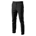 Pantalones de algodón de corte entallado para hombre