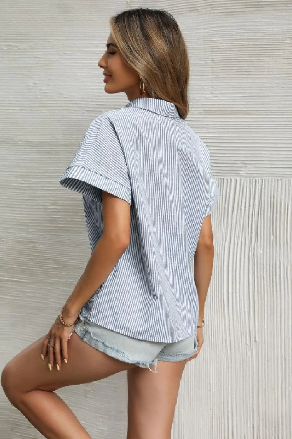 Striped Collared Shirt