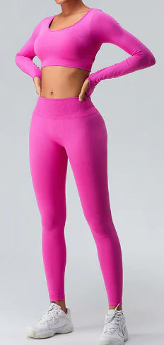 High Waist Seamless V Waist Yoga Pants for Women