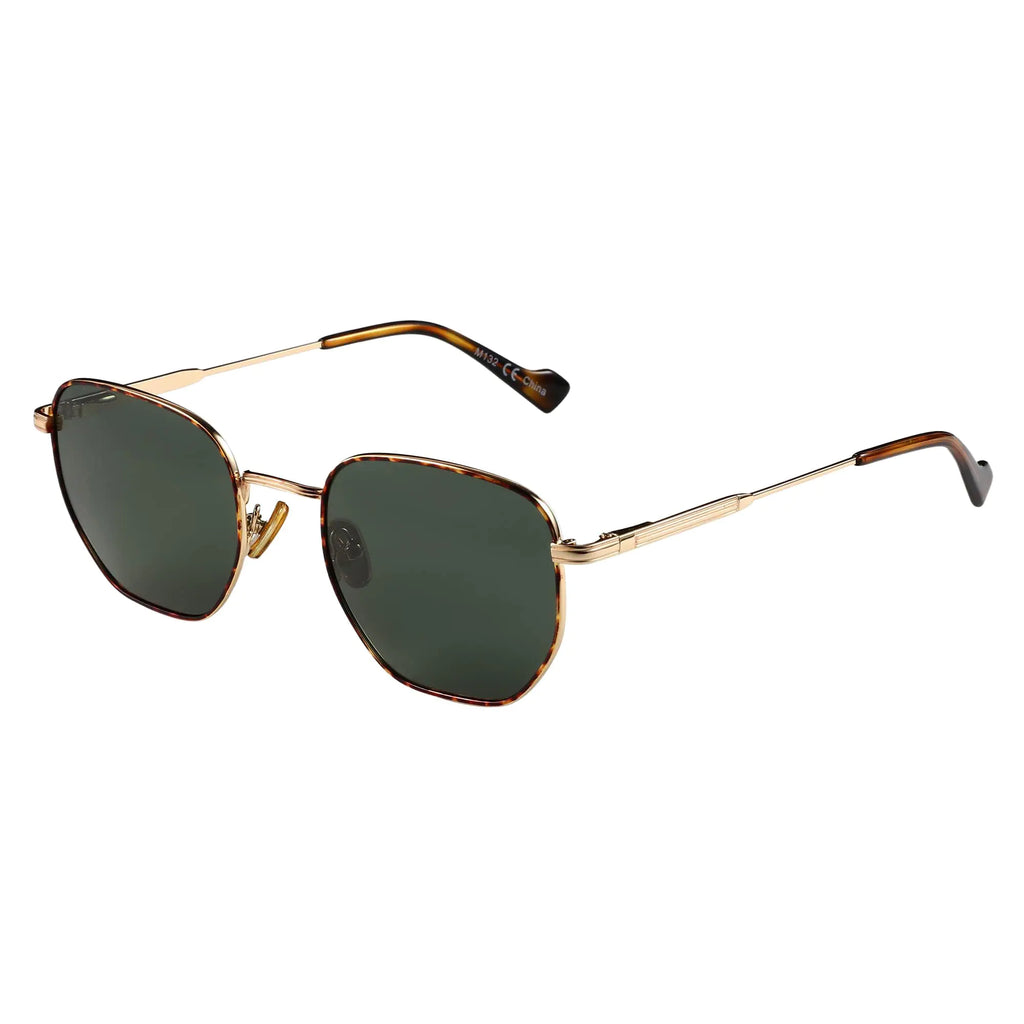 Gafas de sol retro polarizadas hexagonales ZENOTTIC para hombre y mujer, diseño vintage con montura metálica geométrica, protección UV, modernas y a la moda.