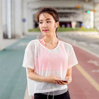 Women's Mesh Yoga Shirts