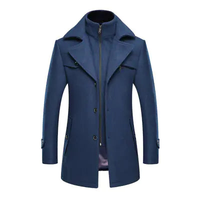 Men's Wool Overcoat (Double Layered)