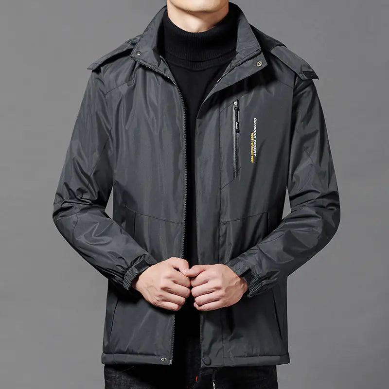 Thickened Windproof and Warm Men's Coat
