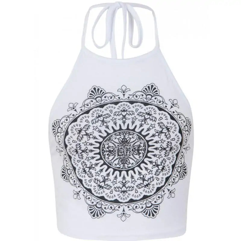 Mandala Halter Tops