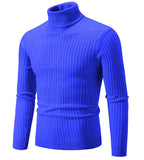 Men's High Collar Pullover Sweater