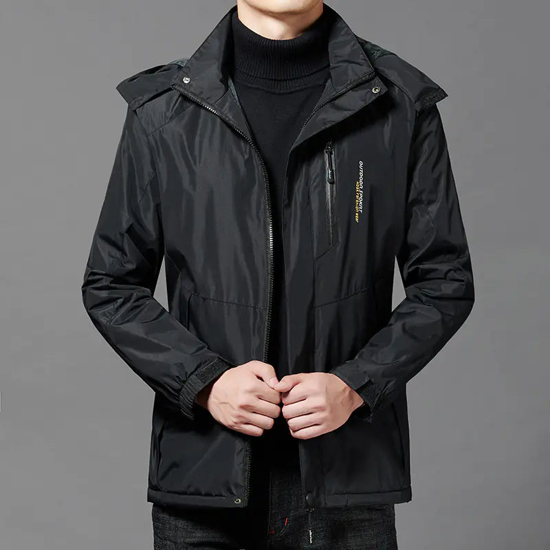 Thickened Windproof and Warm Men's Coat
