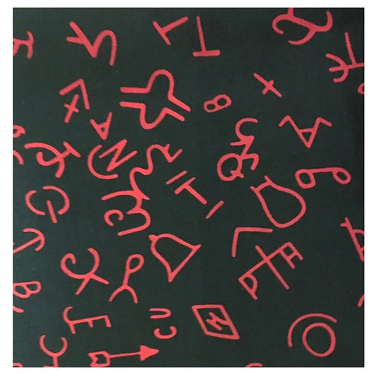 Bufanda de seda de trapo salvaje de la marca Wyoming Traders - Negra