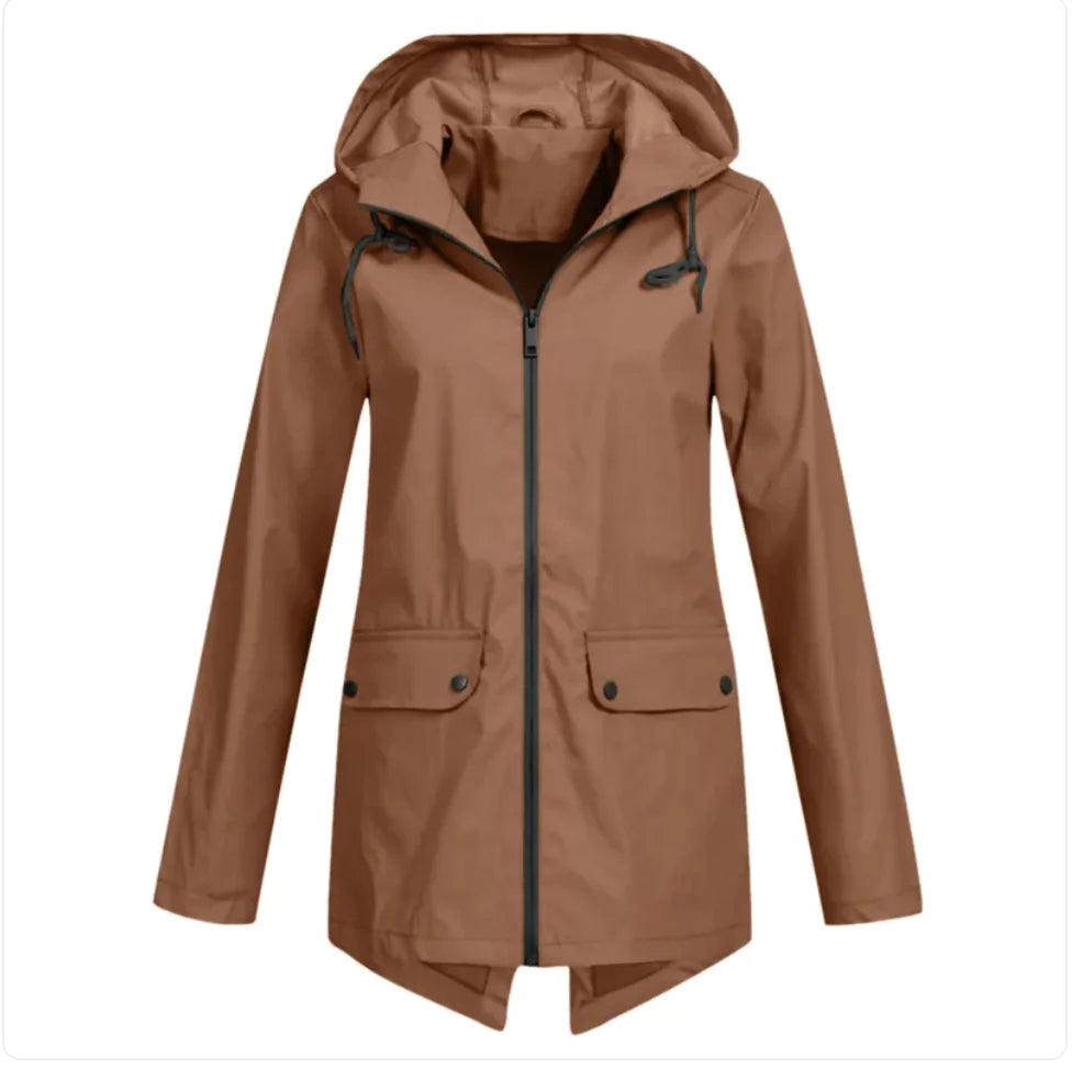 Windbreaker Zipper Hooded Lightweight Outdoor Windproof Jacket Thin Outdoor Jacket Women