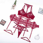 Women's Halter Garter Lingerie Set