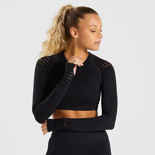 Seamless Women's Yoga Set - High Elasticity & Quick Dry