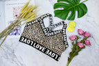 New Women's Leopard Print Yoga Set for Fitness