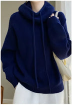 100 % australische Wolle Damen Kapuzenpullover Langarm Pullover Neuheiten Strickpullover Kaschmir Neu in Sweatshirts Mode
