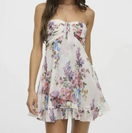 Sexy French Translucent Floral