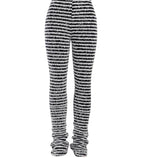 Striped Slim Trousers For Women