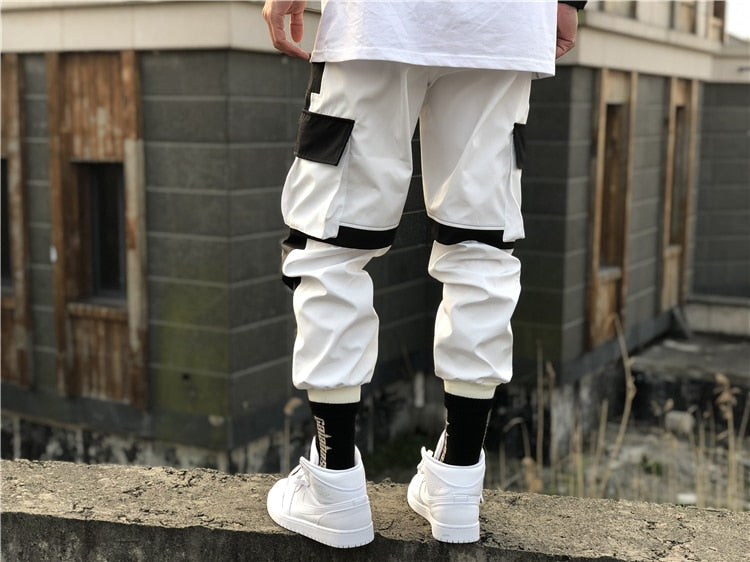 Streetwear Spring Summer Cargo Pants Men Jogger Casual Fashion Pockets Joggers Men Pants Hip Hop Trousers Men Pants