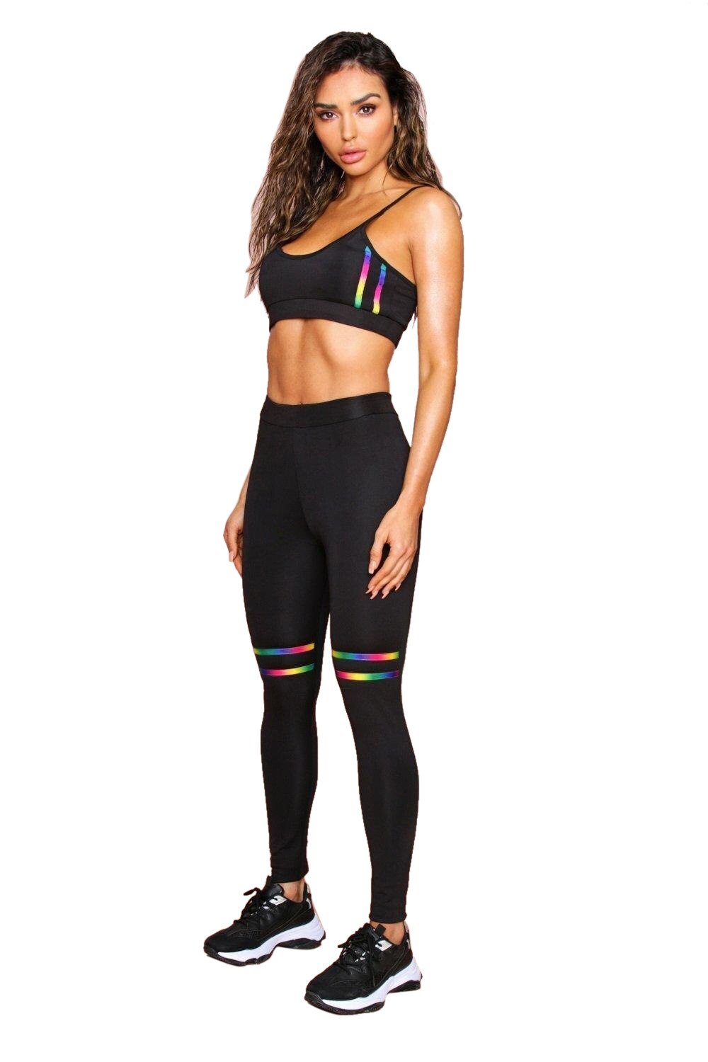 Women Tracksuit Solid Yoga Set Patchwork Running Fitness Jogging Bras + Leggings Sports Suit Gym Sportswear Workout S-3XL