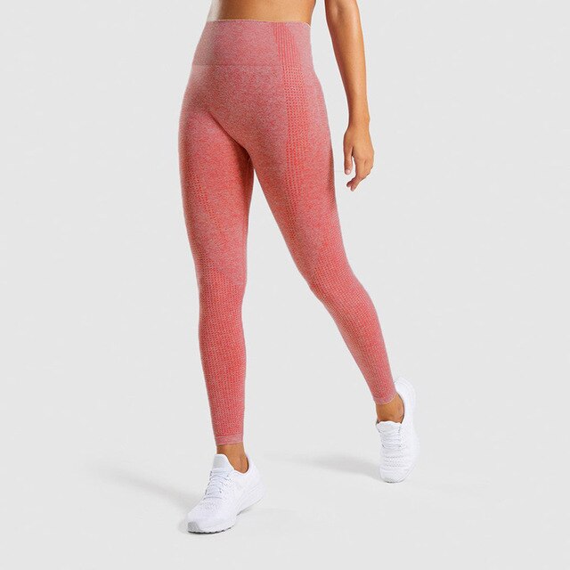 Solid High Waist Energy Seamless Yoga Leggings Women Workout Running Sport Pants Push Up Hip Fitness Gym Leggings Female Tights