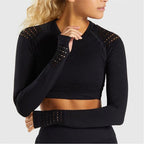 Seamless Women's Yoga Set - High Elasticity & Quick Dry