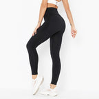 Women's Yoga Pants Push Up Workout Leggings Seamless Running Exercise Activewear Athletic Gym Tights High Waist Fitness Trousers