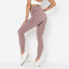 Women's Yoga Pants Push Up Workout Leggings Seamless Running Exercise Activewear Athletic Gym Tights High Waist Fitness Trousers