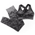 Yoga Sets Leggings Gym Sportswear Fitness Pants Sports Bra Running Suits Workout Outfits 2 Piece Tracksuits Exercise Activewear