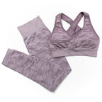 Yoga Sets Leggings Gym Sportswear Fitness Pants Sports Bra Running Suits Workout Outfits 2 Piece Tracksuits Exercise Activewear