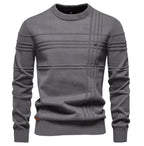 Men's Classic Round Neck Pullover – European Fit