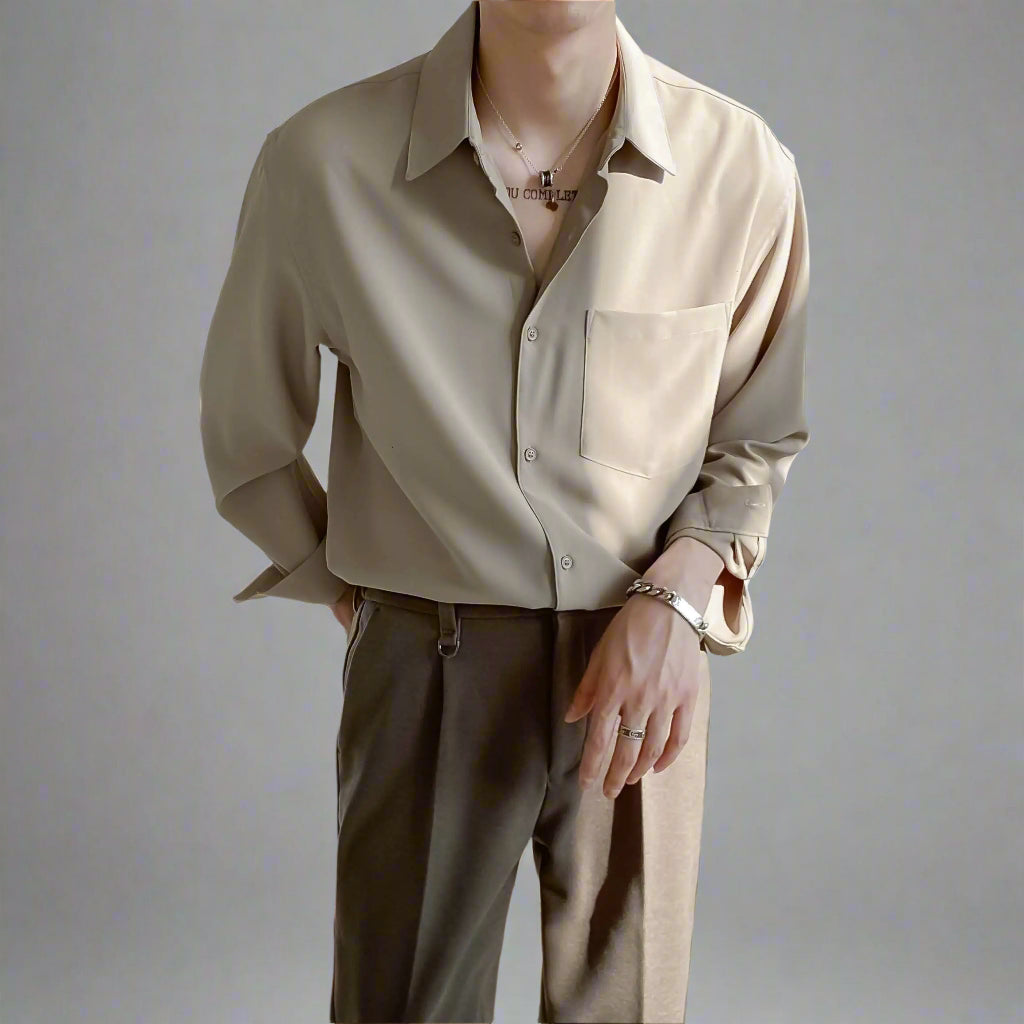 Casual Button Long Sleeve Shirt