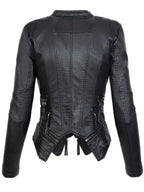 Gothic Black Faux Leather Jacket