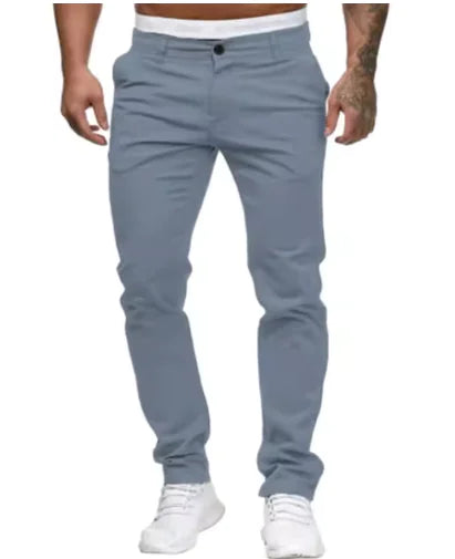 Pantalones casuales ajustados hasta el tobillo BreezeFit para hombre